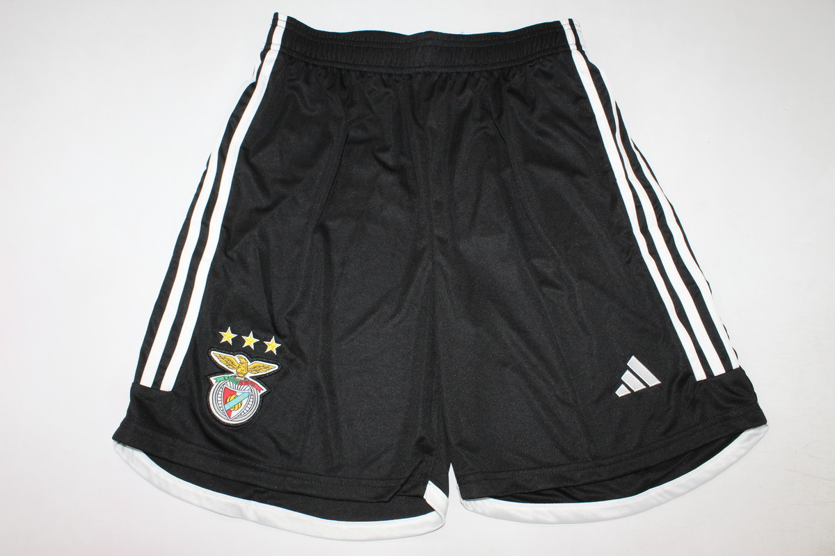 AAA Quality Benfica 23/24 Away Black Soccer Shorts